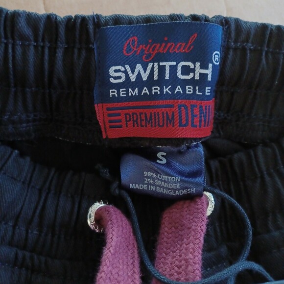 Switch Remarkable Colorful  Denim Jogger Men's Size Small - Picture 6 of 8